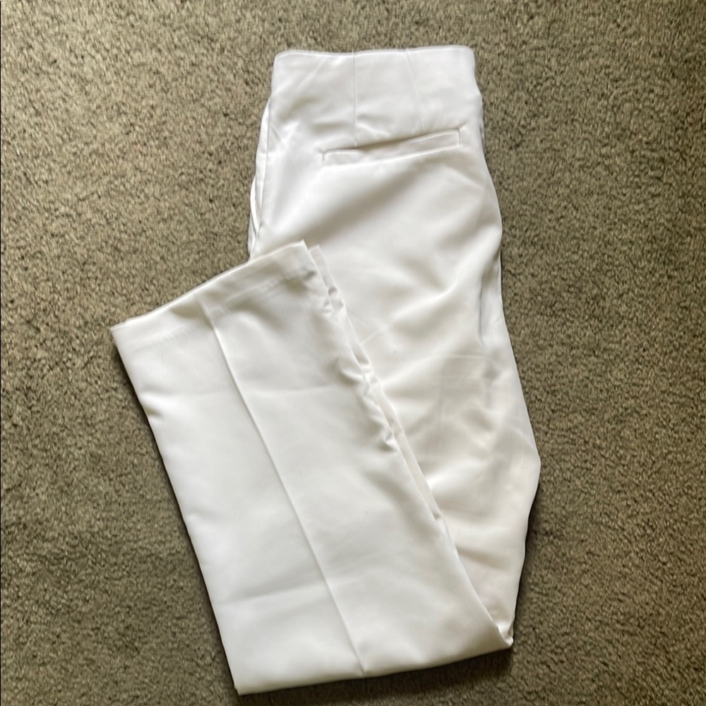 Classic White Pixie Cut Pants - image 5